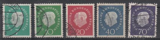 182 - Berlin Heuß Nr. 182-186 