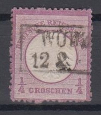 01 - Deutsches Reich Brustschilde Nr. 1 FZL 005 