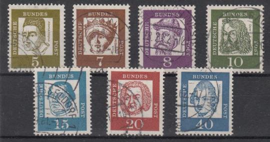 347 - Bund Bedeutende Deutsche Nr. 347x - 355x 