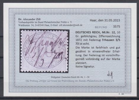 12 - Deutsches Reich Brustschilde Nr. 12 