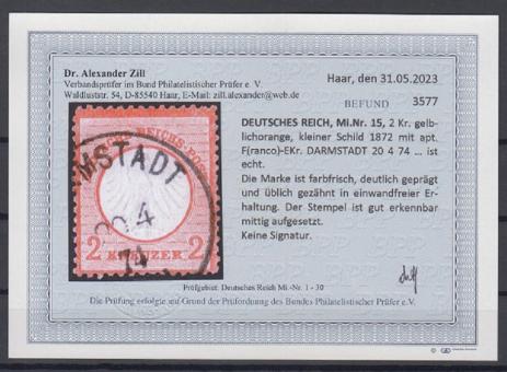 15 - Deutsches Reich Brustschilde Nr. 15 