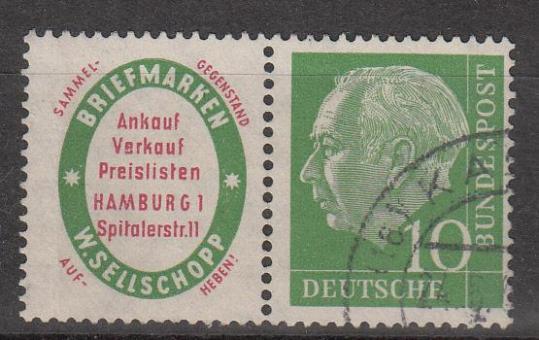0183 - Bund Heuß-Zusammendruck W4 
