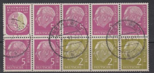 0177 - Bund Heuß-Zusammendruck HBl 6 