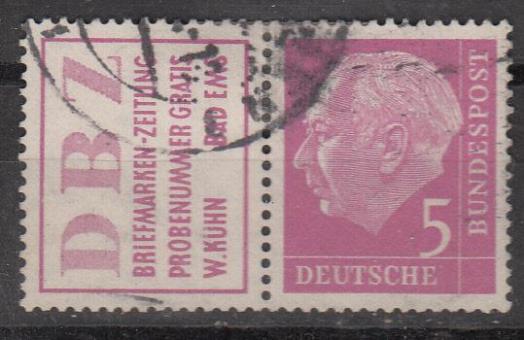 0179 - Bund Heuß-Zusammendruck W6 
