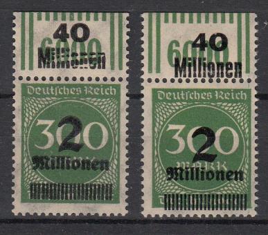 310 - Deutsches Reich Infla Nr. 310 A OPD F 2'9'2 
