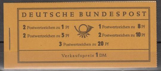 04 - Bund Markenheftchen Nr. 4 X 