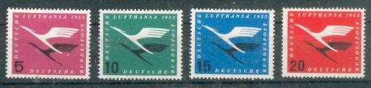 205 - Bund Lufthansa Nr. 205 - 208 