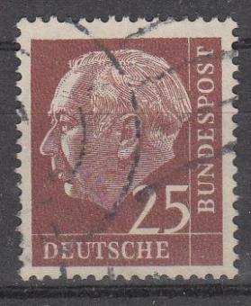 186 - Bund Heuß lumogen Nr. 186y 