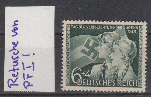 843 - Deutsches Reich Nr. 843 I Retusche 