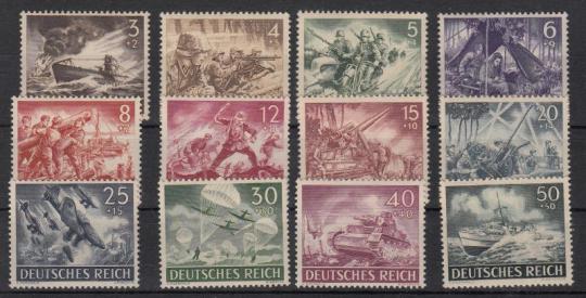 831 - Deutsches Reich Wehrmacht I Nr. 831-842 