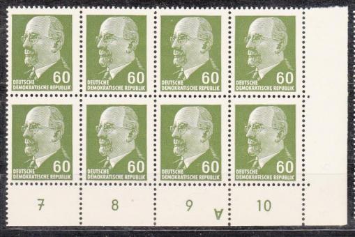 1080 - DDR Ulbricht Nr. 1080 DKZ A 