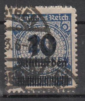 335 - Deutsches Reich Infla Nr. 335 BP 