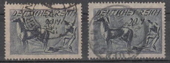 176 - Deutsches Reich Infla Nr. 176 a+b 