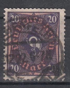 207 - Deutsches Reich Infla Nr. 207 W 
