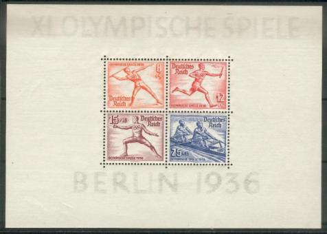 06 - Deutsches Reich Olympia Block 6 