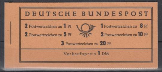 04 - Bund Markenheftchen MH4 YI 