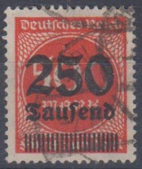 296 - Deutsches Reich Infla Nr. 296 