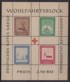 01 - Deutsche Lokalausgaben Oldenburg Block I A 