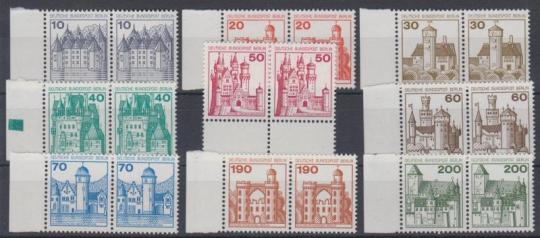 532 - Berlin Burgen & Schlösser Nr. 532-540 