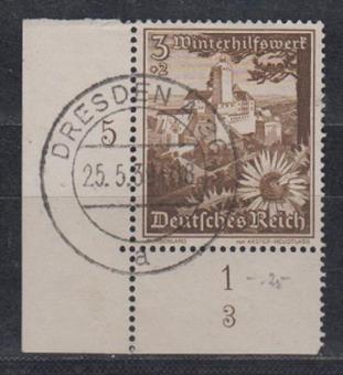675 - Deutsches Reich Nr. 675 Plattennummer 
