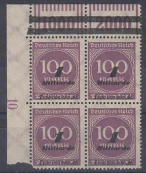 331 - Deutsches Reich Infla Nr. 331 b OPD H g WOR 2'9'2/1'11'1 