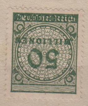321 - Deutsches Reich Infla Nr. 321 A WK 