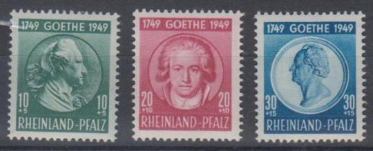 46 - Rheinland-Pfalz Goethe Nr. 46-48 