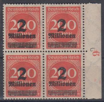 309 - Deutsches Reich Infla Nr. 309 A Wb 