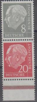 0182 - Bund Heuß-Zusammendruck S49 YII 