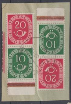0128 - Bund Posthorn 2x S9 