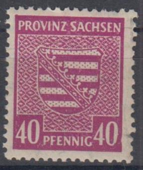 84 - Sowjetische Zone Sachsen Nr. 84 XII 