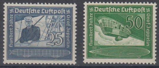 669 - Deutsches Reich Zeppelin Nr. 669 + 670 