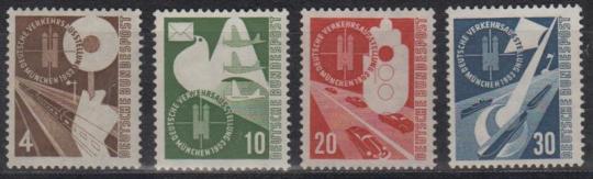 167 - Bund Verkehrsausstellung Nr. 167-170 