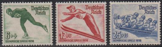 600 - Deutsches Reich Olympia Nr. 600-602 