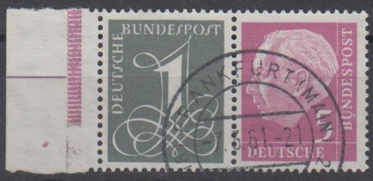 0179 - Bund Heuß-Zusammendruck W 17 YII 