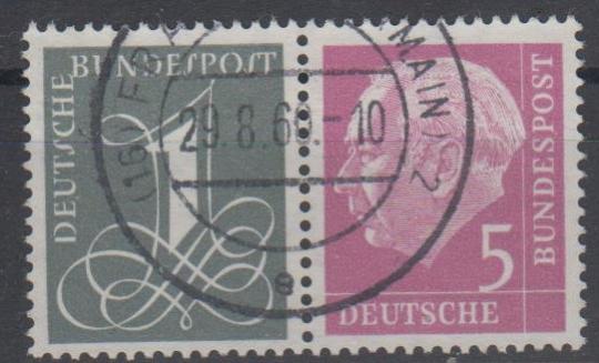 0179 - Bund Heuß-Zusammendruck W 17 YII 