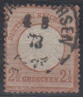 21 - Deutsches Reich Brustschild Nr. 21 b 