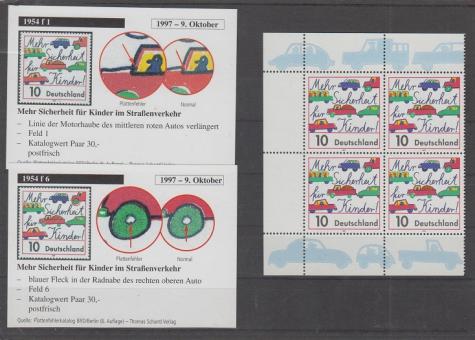 1954 - Bund Nr. 1954 f1 + f6 