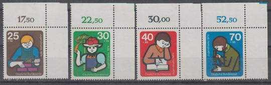 0800 - Bund Für die Jugend 74 Nr. 800-803 