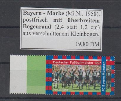 1985 - Bund Nr. 1985 Abart 