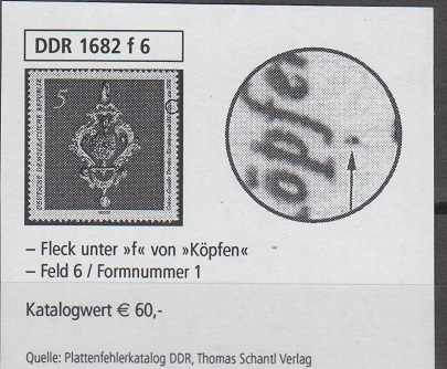 1682 - DDR Nr. 1682 f6 