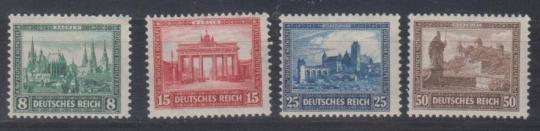 450 - Deutsches Reich Nothilfe Nr. 450 - 453 