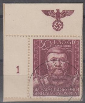 122 - Deutsches Reich Generalgouvernement Nr. 122 EOL 