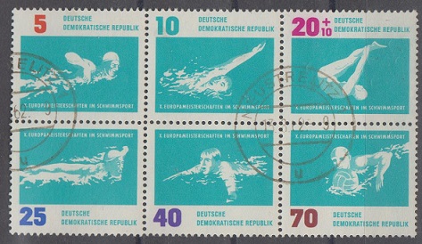 0907 - DDR Sechserblock Nr. 907-912 
