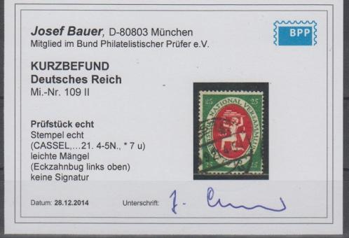 109 - Deutsches Reich Infla Nr. 109 II 