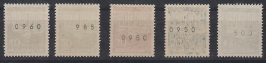 0506 - Bund Brandenburger Tor Nr. 506-510 vR 