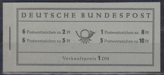03 - Bund Markenheftchen MH 3 