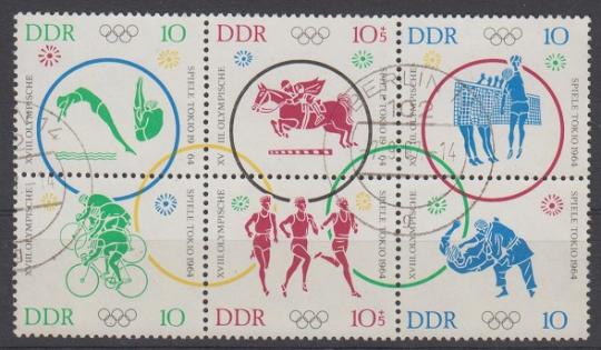 1039 - DDR Olympiazusammendruck 1039-1045 