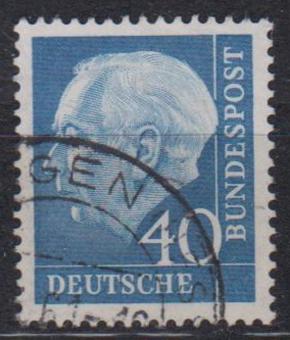 260 - Bund Heuß lumogen Nr. 260 y 