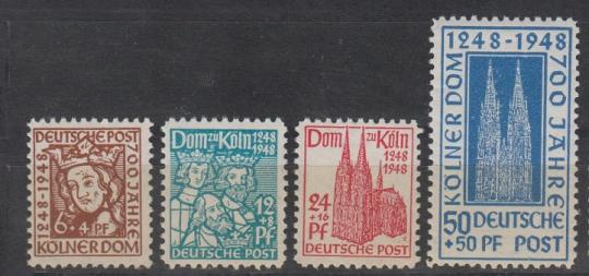 069 - Bizone Kölner Dom Nr. 69-72 